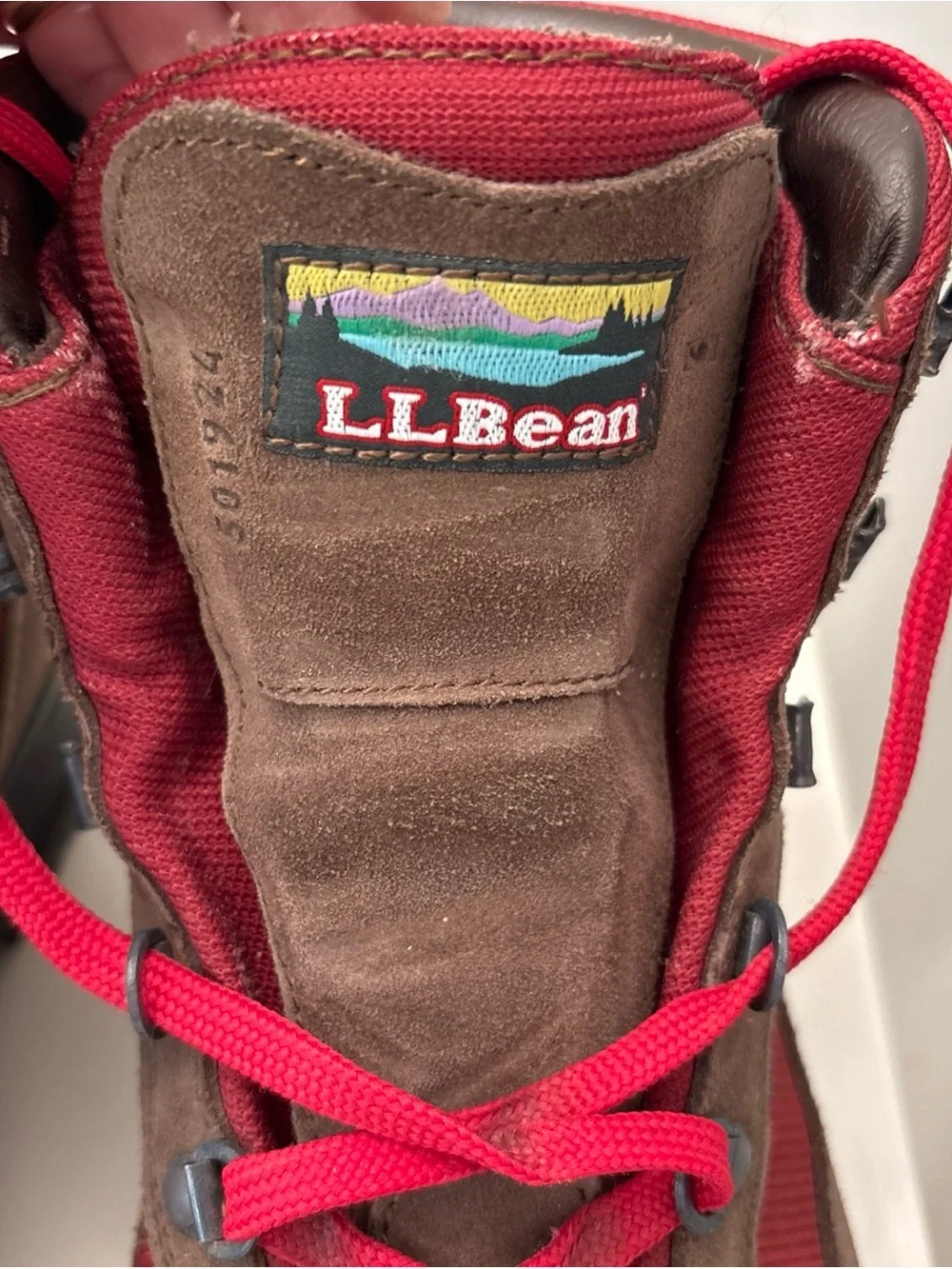 LL BEAN cresta 8000 men’s hiking boot goretex with vibram sole size 9